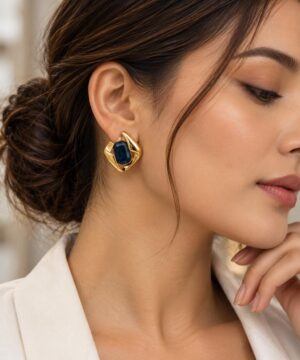 Midnight Sculpt Earrings